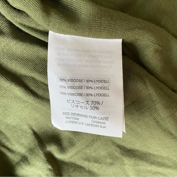 ❤️ NWT J. Crew Wrap and Tie Top - Olive - Small - Style H6782 - Picture 8 of 10